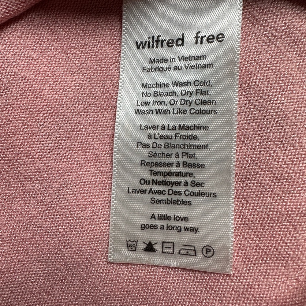 Wilfred free Robillard choker cut out short sleeve top M - Picture 4 of 5